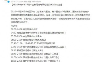 黑龙江新增1例新冠肺炎确诊病例.黑龙江新增1例新冠肺炎确诊病例在哪
