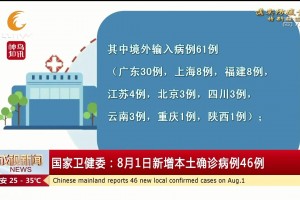 31个省份新增46例确诊病例,31省份新增确诊多少例