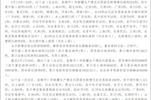 【31省区市新增确诊10例含本土1例/31省区市新增确诊101例 其中本土98例】