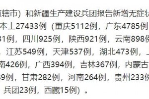 31省份新增11例本土涉辽宁等4省市︰(辽宁新增本土案例)