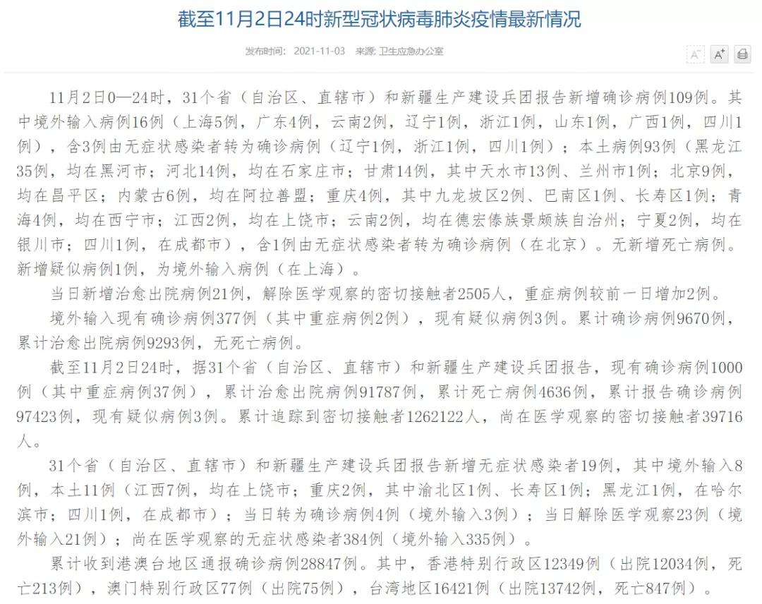 “31省份新增90例本土确诊	” 31省新增确诊109例 本土96例？-第1张图片