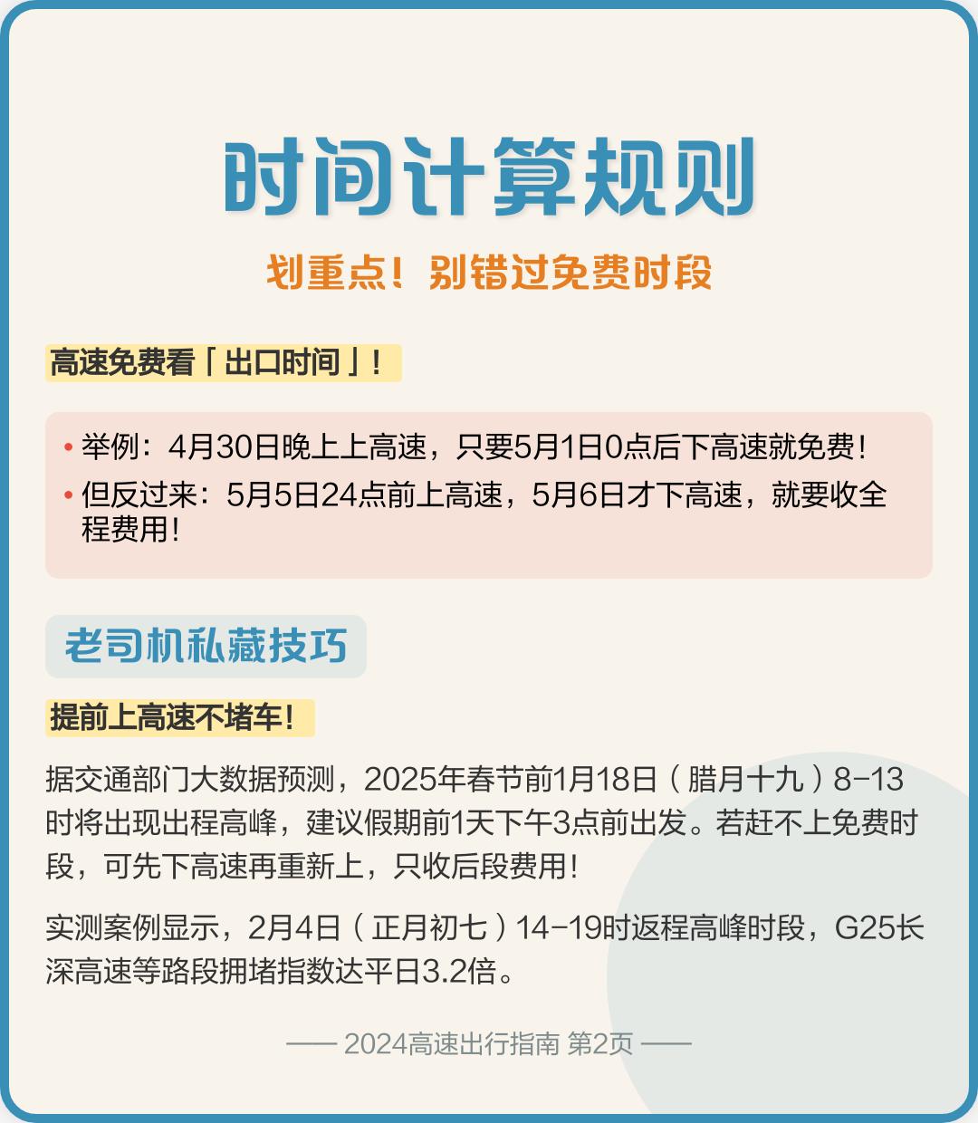 春节高速费是几号到几号免费2024,春节高速费几号开始免费-第2张图片