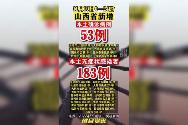“山西新增本土确诊病例1例” 山西新增1例本土病例活动轨迹？-第1张图片