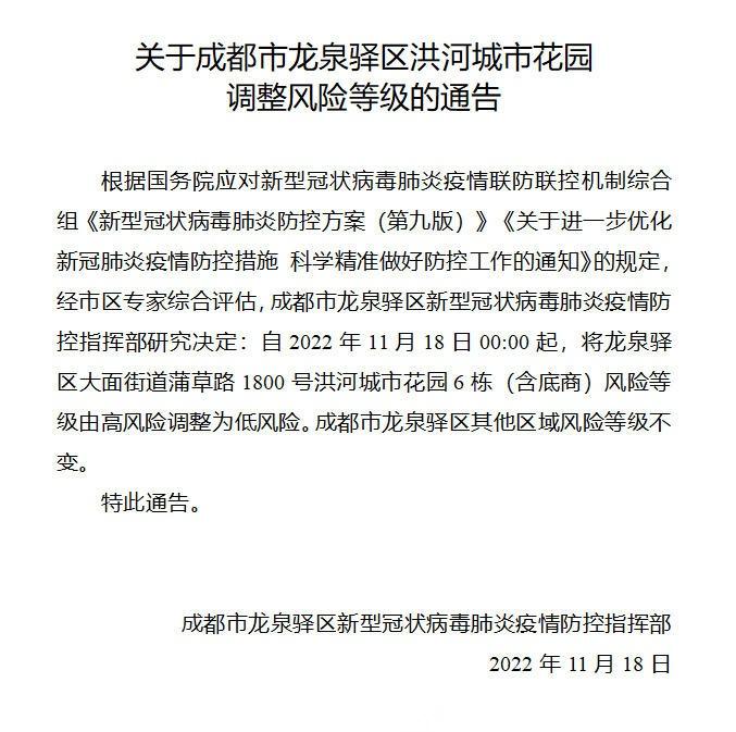 成都疫情最新中风险-成都最新疫情风险等级划分-第3张图片