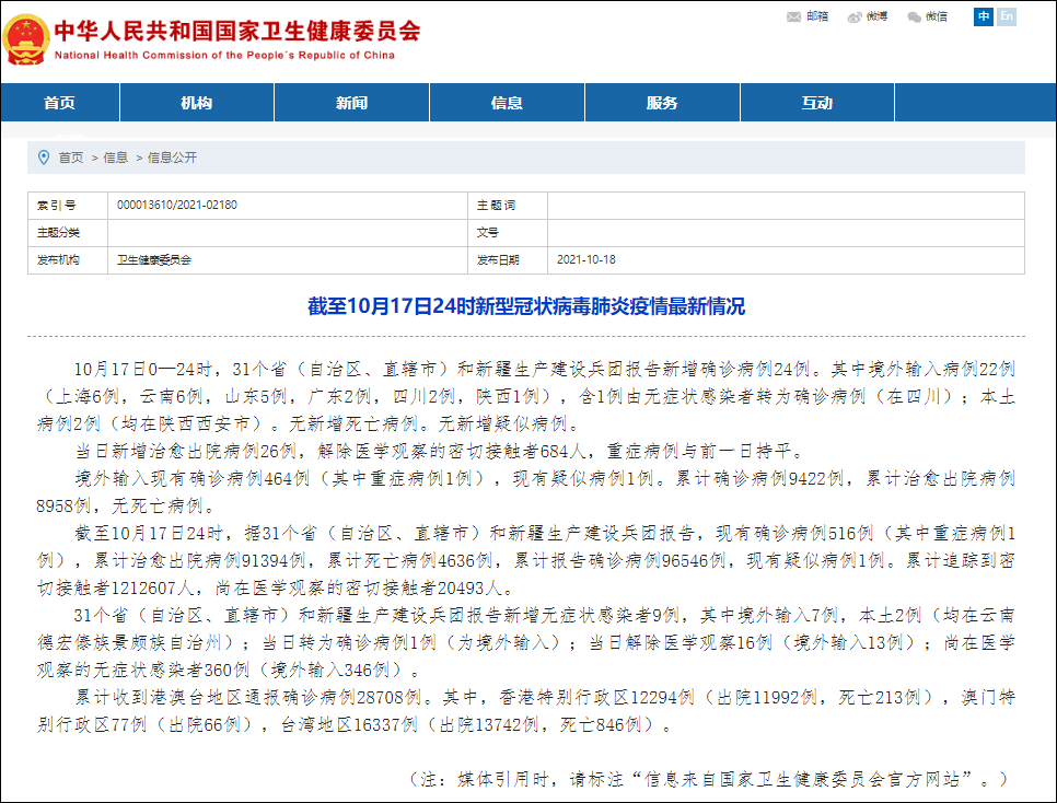 “31省新增本土确诊2例	” 31省新增本土确诊最新数据？-第2张图片